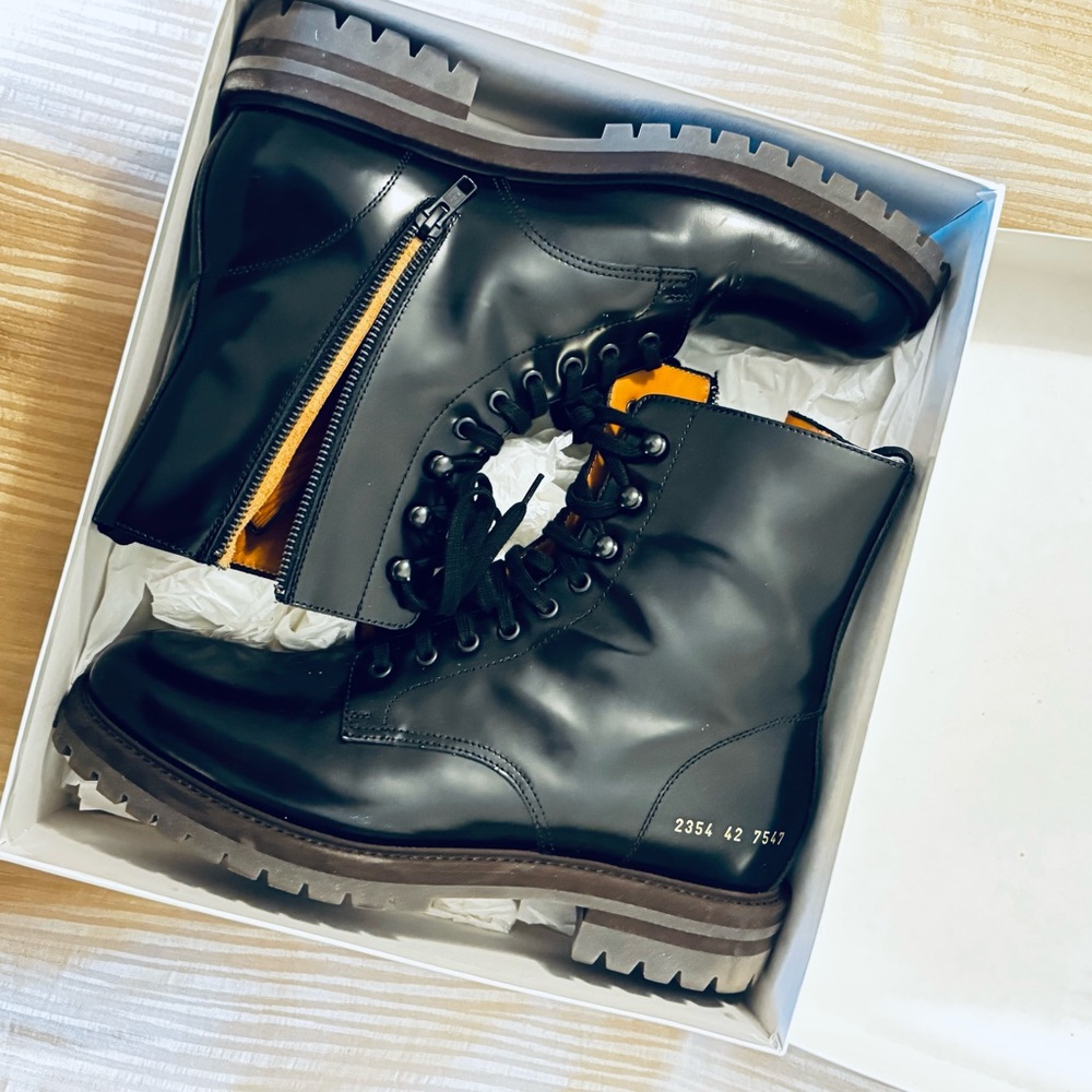 Men's Black Leather Boots